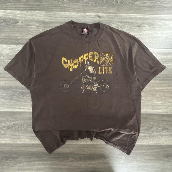 Vintage West Coast Choppers Shirt Mens Extra Large Jesse James Motorcycle - Picture 1 of 6